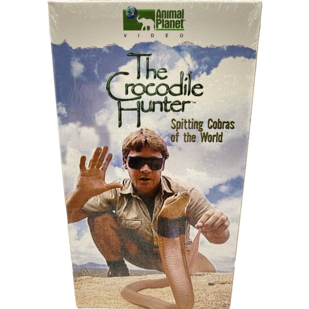 The Crocodile Hunter Spitting Cobras of the World VHS Steve Irwin New Sealed